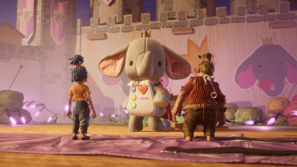 Capture d'écran du jeu It Takes Two, sorti sur PS5 en 2021.