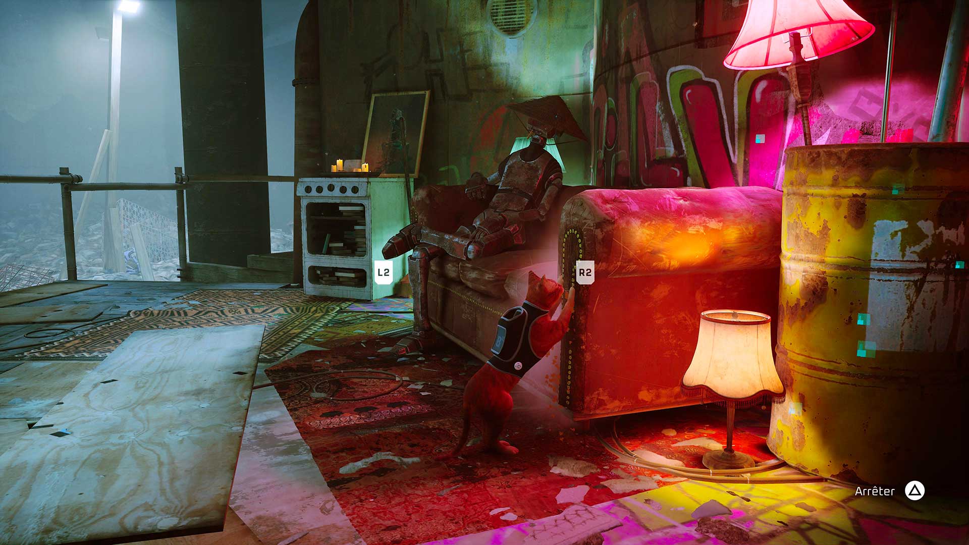 le chat du jeu stray